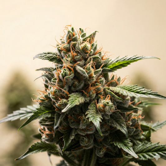 Auto Amnesia Haze cannabis bud close up